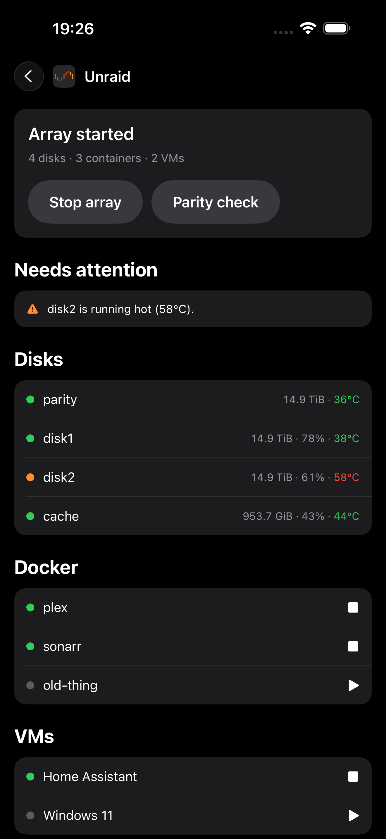 Quartermaster app screen 15